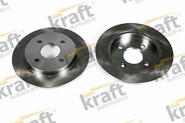 Kraft Automotive 6052200 Rear brake disc, non-ventilated 6052200