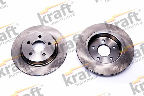Kraft Automotive 6052206 Rear brake disc, non-ventilated 6052206