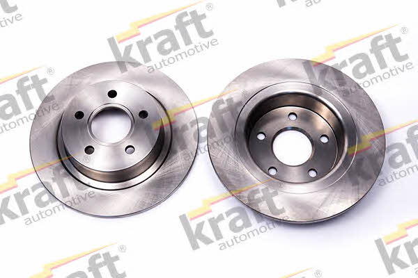 Kraft Automotive 6052210 Rear brake disc, non-ventilated 6052210