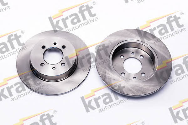 Kraft Automotive 6055000 Rear brake disc, non-ventilated 6055000