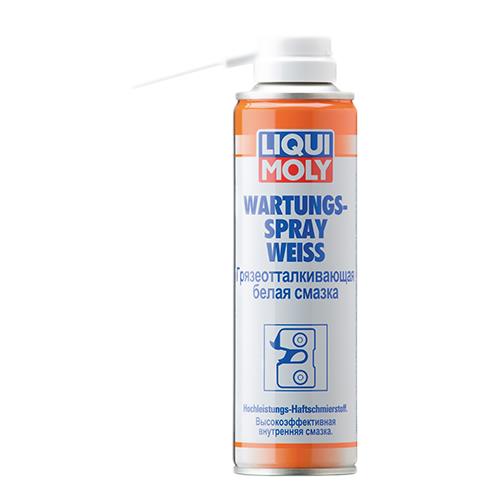 Dirt-repellent grease, white Wartungs-Spray weiss, 250 ml Liqui Moly 3953