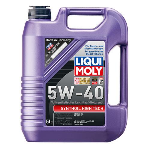 Engine oil Liqui Moly Synthoil High Tech 5W-40, 5L Liqui Moly 1925