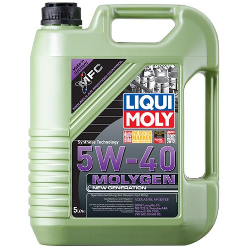 Engine oil Liqui Moly Molygen New Generation 5W-40, 5L Liqui Moly 9055
