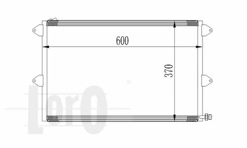 Aircon condenser Seat Inca: 0530160003 Loro AC Condenser
