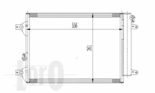 Loro 053-016-0021 AC Condenser 0530160021 0530160021 Loro AC Condenser
