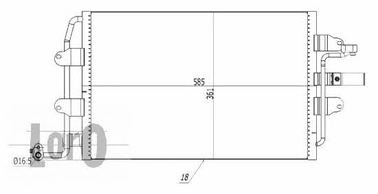 0530160028 Loro AC Condenser