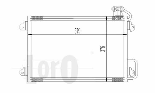 Loro 042-016-0014 AC Condenser 0420160014 0420160014 Loro AC Condenser