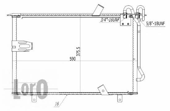 Loro 004-016-0007 Cooler Module 0040160007