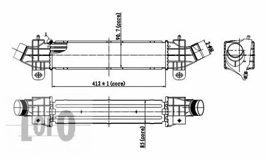 0170180002 Loro Intercooler, charger