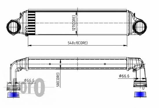 0040180001 Loro Intercooler, charger