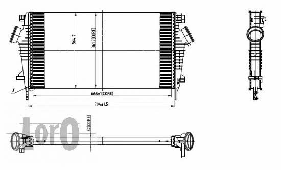 0370180005 Loro Intercooler, charger