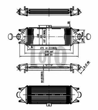 Intercooler charger Iveco: 0220180002 Loro Intercooler, charger