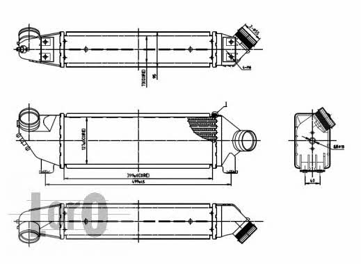 0170180005 Loro Intercooler, charger
