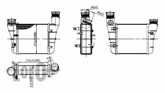 0030180008 Loro Intercooler, charger