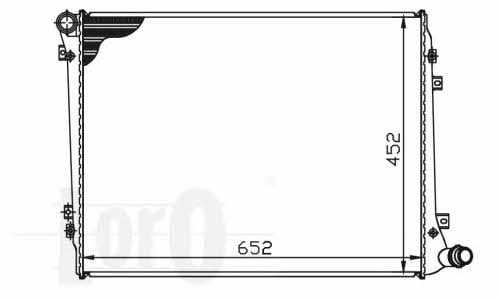 0030170033 Loro Engine cooling radiator