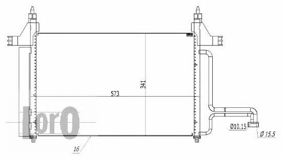AC Condenser Loro 016-016-0007
