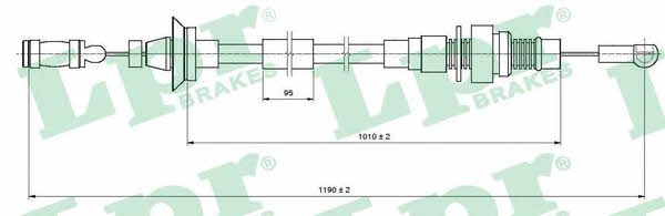 LPR C0005A Accelerator cable C0005A