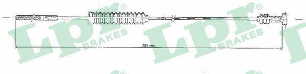 LPR C0869B Cable Pull, parking brake C0869B