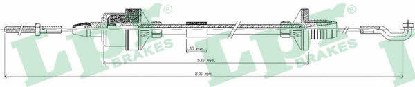 LPR C0247C Clutch cable C0247C