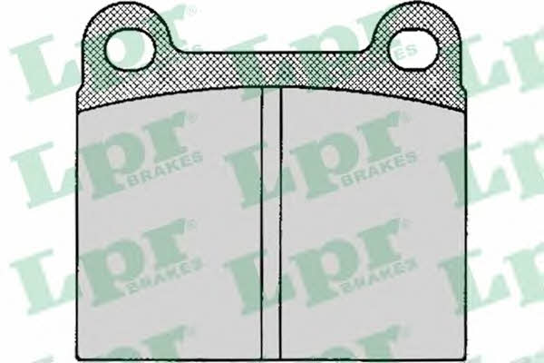 LPR 05P024 Brake Pad Set, disc brake 05P024