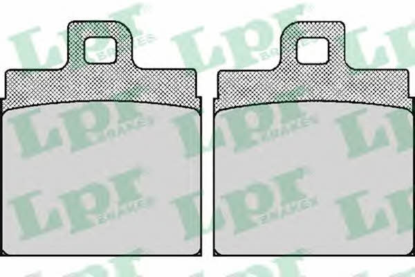 LPR 05P029 Brake Pad Set, disc brake 05P029