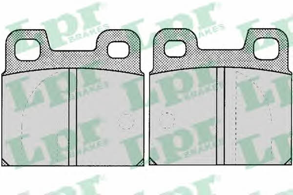 LPR 05P031 Brake Pad Set, disc brake 05P031