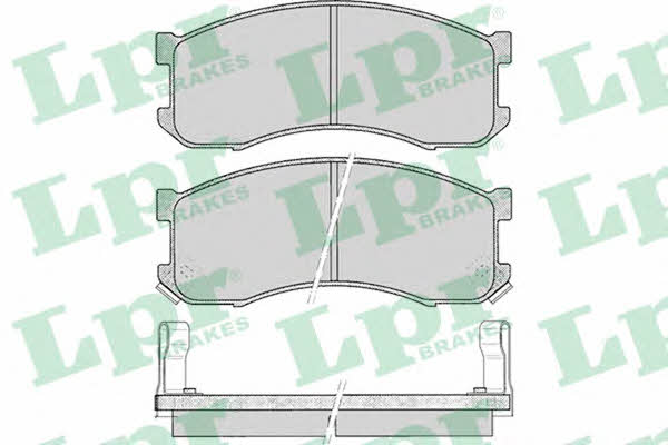 LPR 05P041 Brake Pad Set, disc brake 05P041