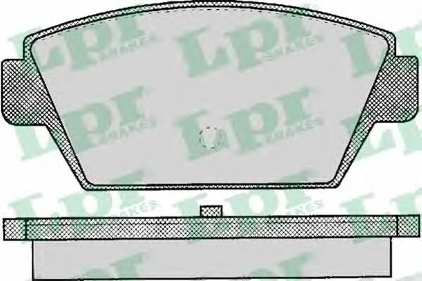 LPR 05P044 Brake Pad Set, disc brake 05P044