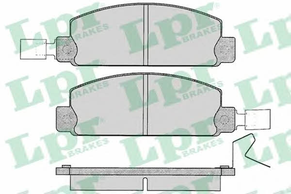LPR 05P051 Brake Pad Set, disc brake 05P051