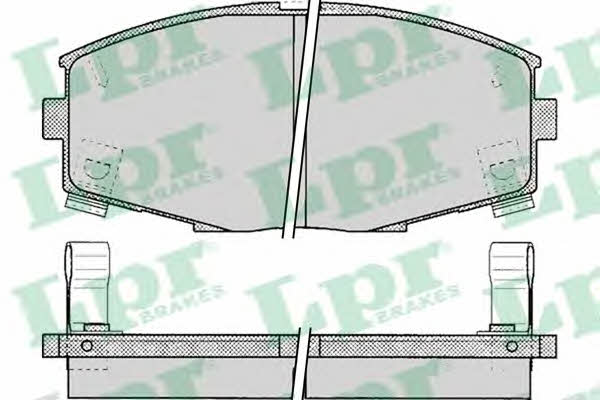 LPR 05P065 Brake Pad Set, disc brake 05P065