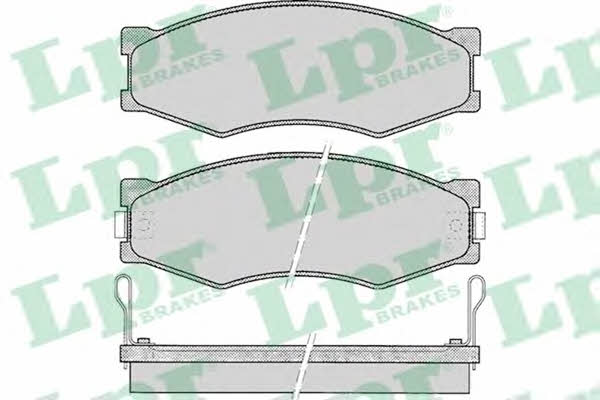 LPR 05P092 Brake Pad Set, disc brake 05P092