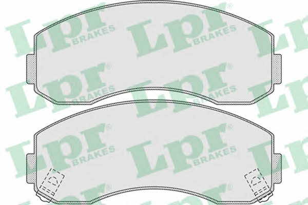 LPR 05P1007 Brake Pad Set, disc brake 05P1007
