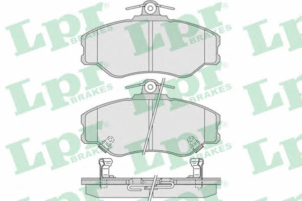 LPR 05P1009 Brake Pad Set, disc brake 05P1009