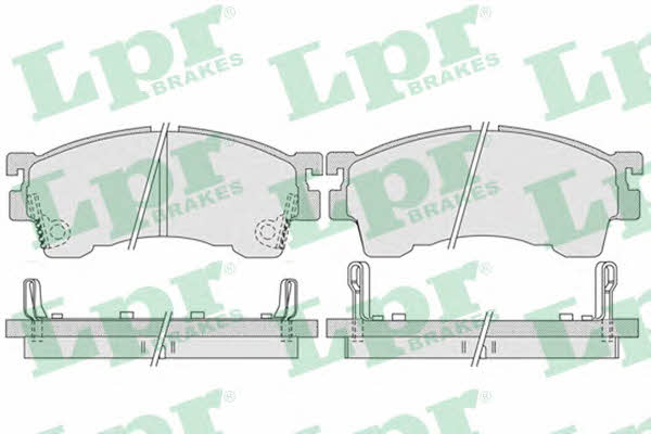 LPR 05P1017 Brake Pad Set, disc brake 05P1017