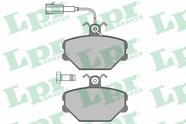 LPR 05P102 Brake Pad Set, disc brake 05P102