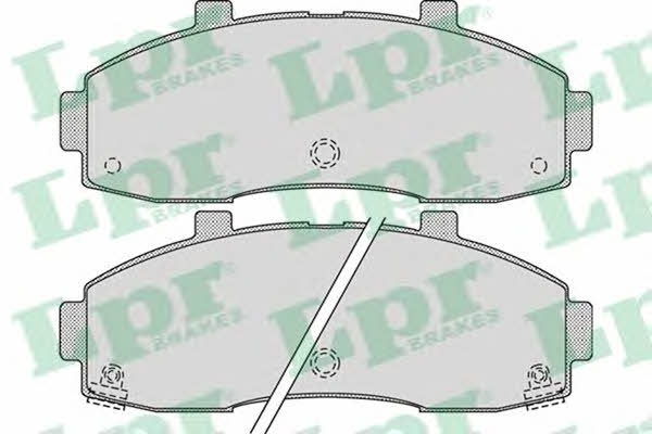 LPR 05P1020 Brake Pad Set, disc brake 05P1020