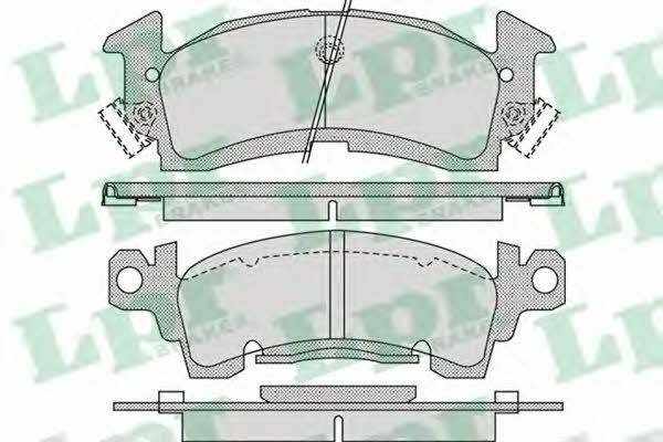 LPR 05P1032 Brake Pad Set, disc brake 05P1032