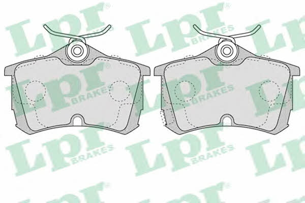 LPR 05P1037 Brake Pad Set, disc brake 05P1037