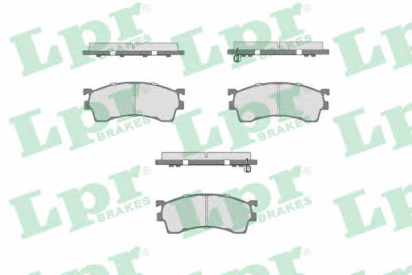 Disc brake pad set Mazda MX-6: 05P1045 LPR Brake pad set