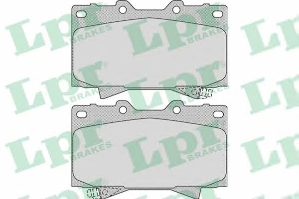 LPR 05P1050 Brake Pad Set, disc brake 05P1050