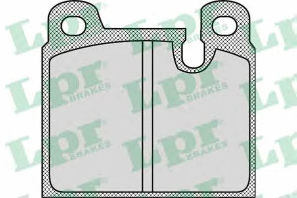 LPR 05P1057 Brake Pad Set, disc brake 05P1057