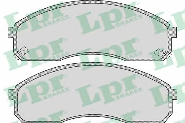 LPR 05P1072 Brake Pad Set, disc brake 05P1072