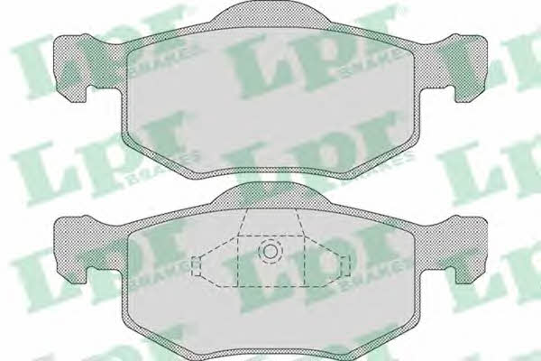 LPR 05P1091 Brake Pad Set, disc brake 05P1091