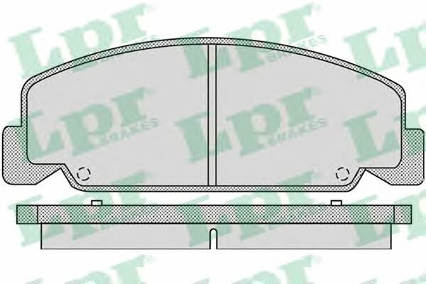 LPR 05P1095 Brake Pad Set, disc brake 05P1095