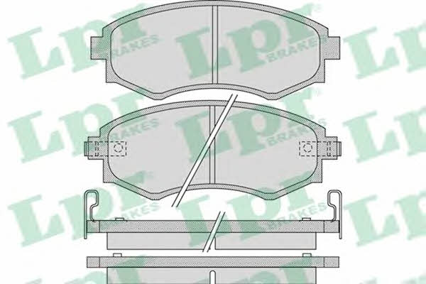 LPR 05P1097 Brake Pad Set, disc brake 05P1097