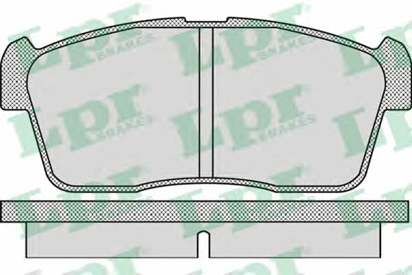 LPR 05P1110 Brake Pad Set, disc brake 05P1110