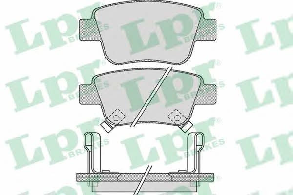 LPR 05P1113 Brake Pad Set, disc brake 05P1113