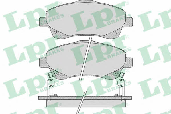 LPR 05P1114 Brake Pad Set, disc brake 05P1114
