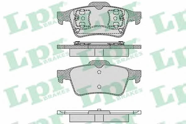 LPR 05P1189 Brake Pad Set, disc brake 05P1189