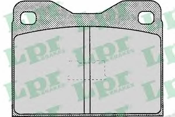 LPR 05P120 Brake Pad Set, disc brake 05P120